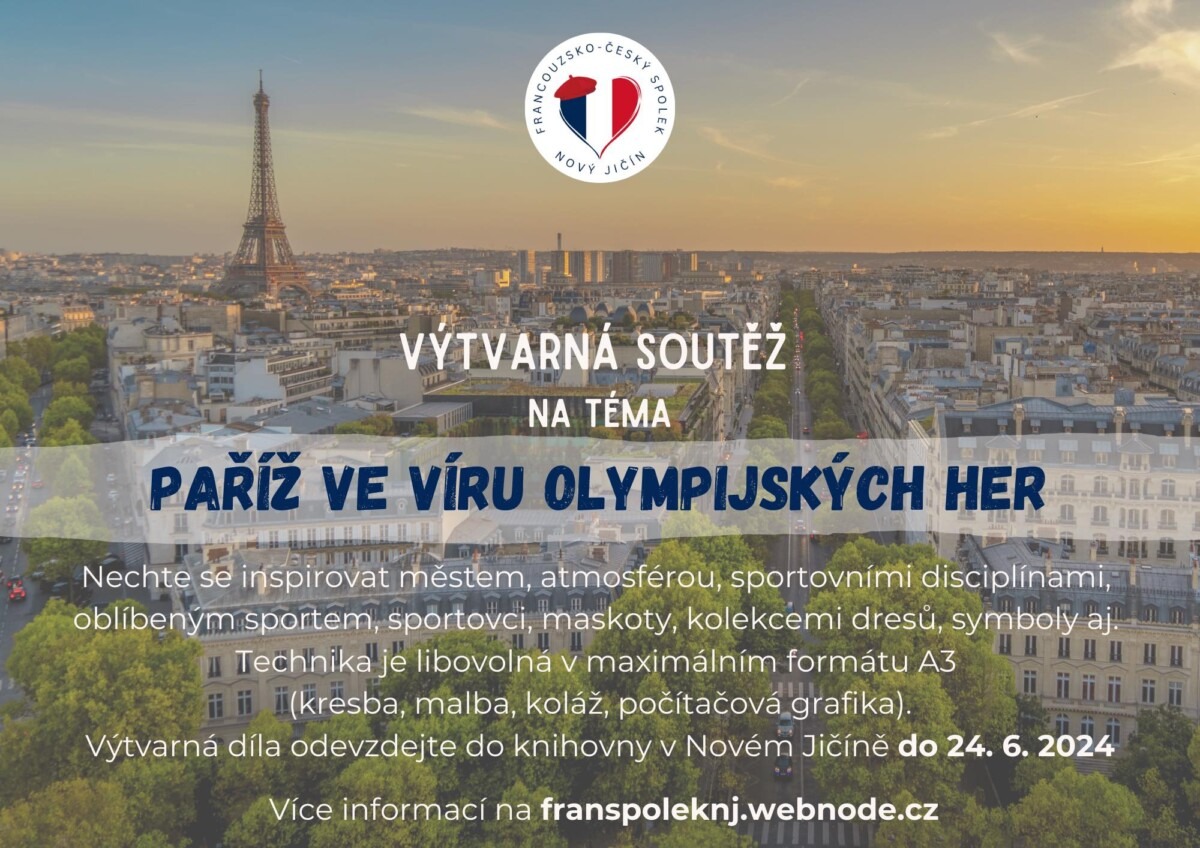 Paříž ve víru olympijských her – výtvarná soutěž