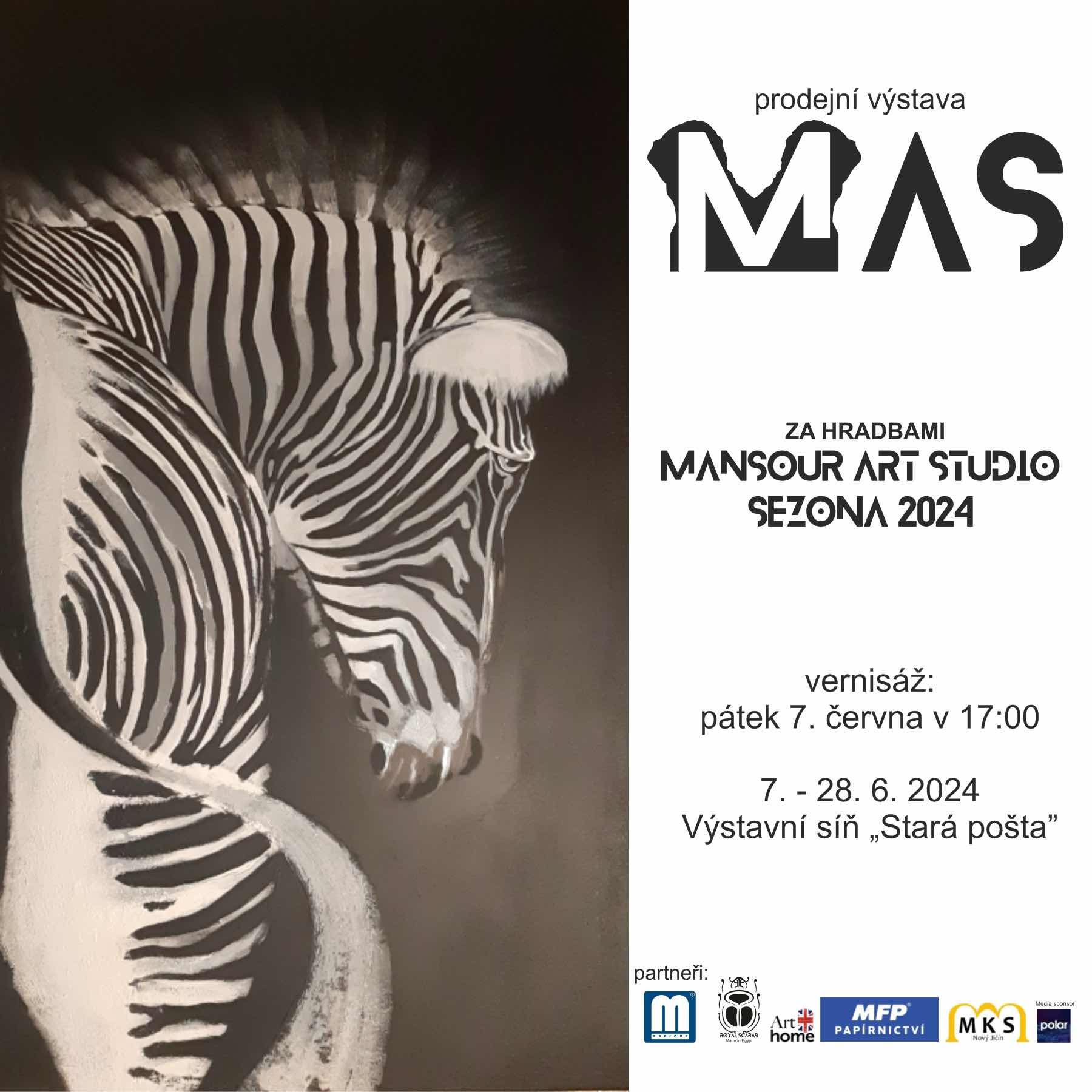 Výstava obrazů MAS – Mansour Art Studio