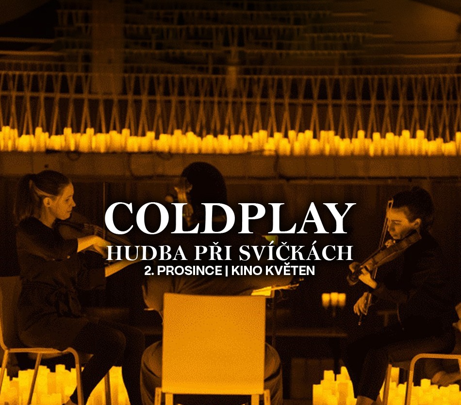 Hudba Coldplay při svíčkách