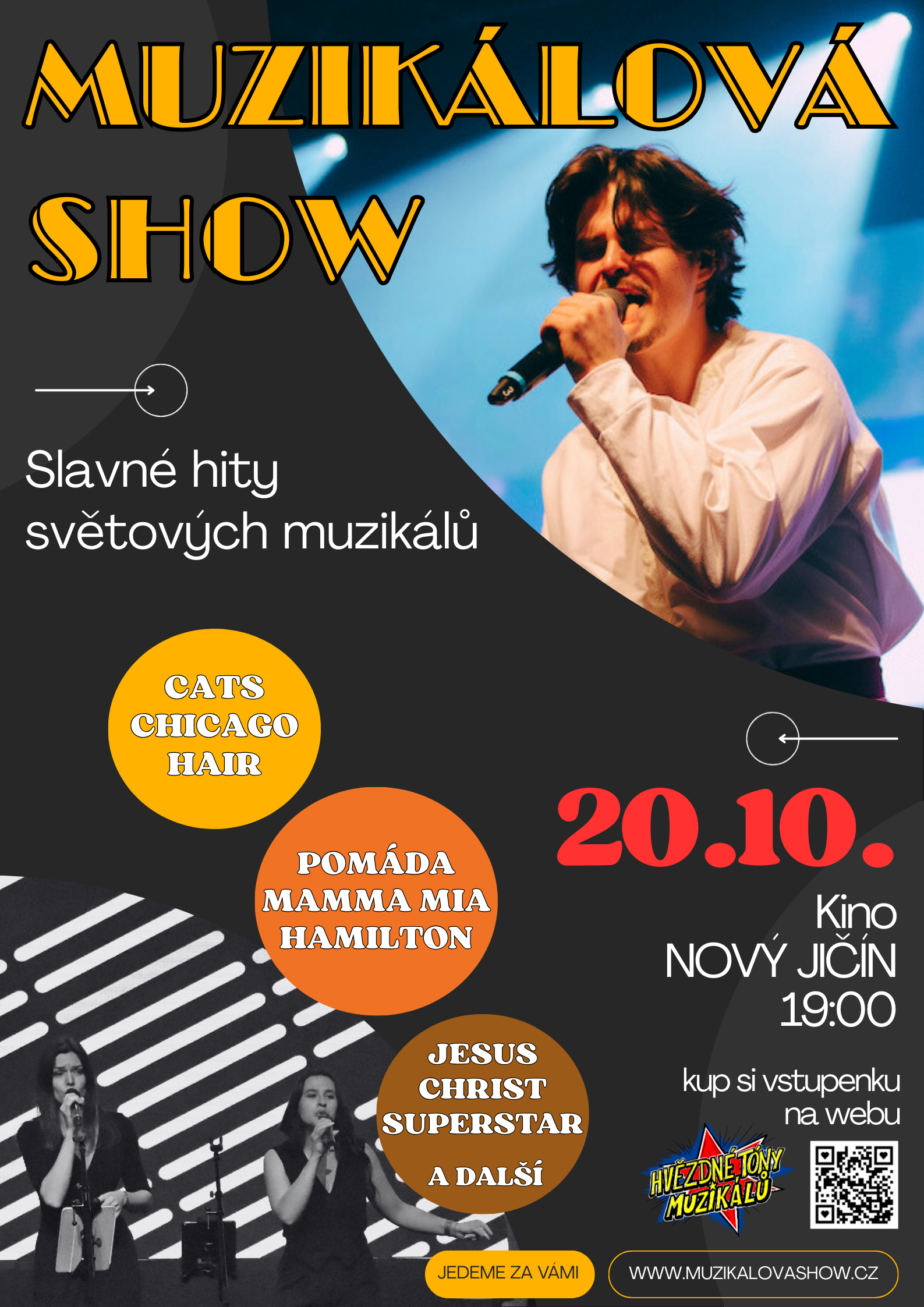 Koncertní muzikálová show – AKCE ZRUŠENA Koncertní muzikálová show – AKCE ZRUŠENA